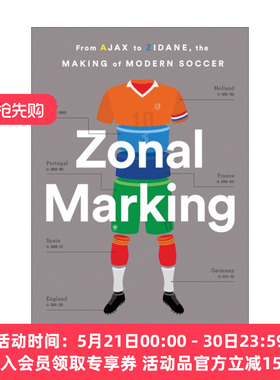 英文原版 Zonal Marking 欧洲足球史 英文版 进口英语原版书籍