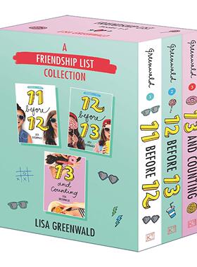 英文原版 A Friendship List Collection 3-Book Box Set 友谊清单3册盒装 青春期成长故事 英文版 进口英语原版书籍