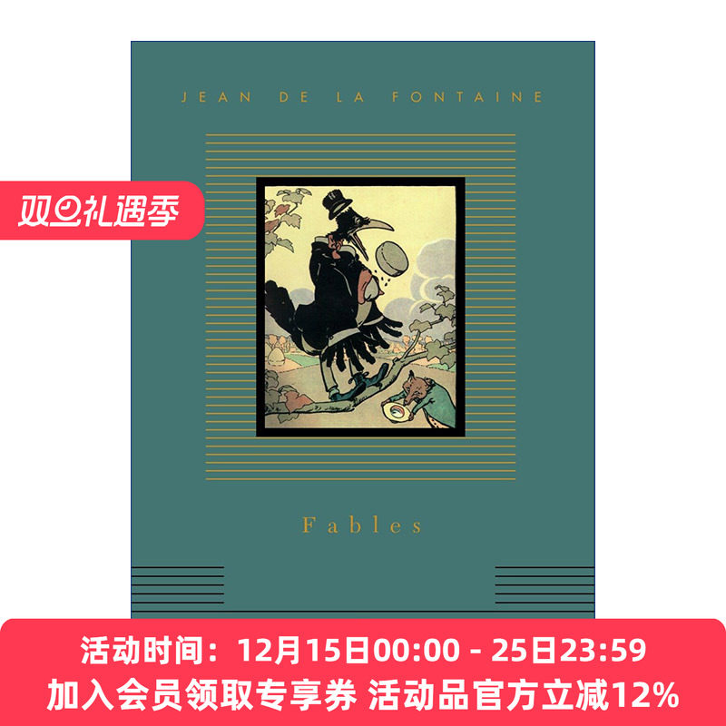 拉封丹寓言  英文原版 Fables Jean de La Fontaine 企鹅人人图书馆儿童经典系列 英文版 进口英语原版书籍