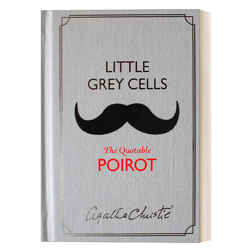 英文原版小说 Little Grey Cells 灰色小细胞 大侦探波洛的语录集 阿加莎·克里斯蒂 精装 英文版 进口英语原版书籍