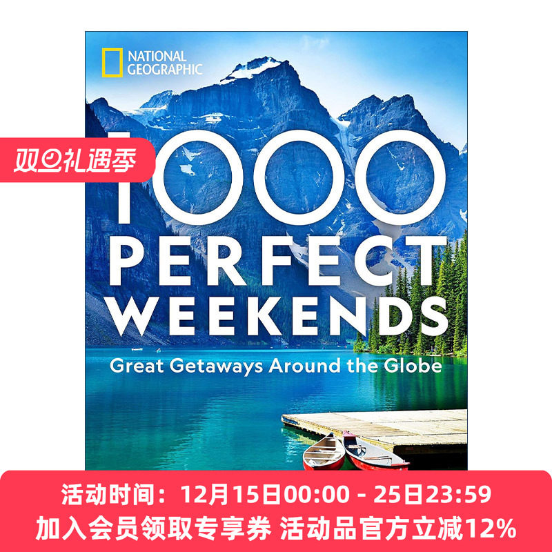 英文原版 1000 Perfect Weekends 1000个完美周末 环游世界的好去处 美国国家地理 旅游指南 精装 英文版 进口英语原版书籍