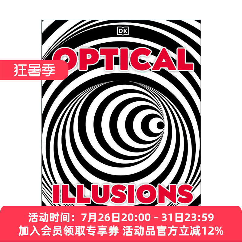 视错觉 英文原版 Optical Illusions 令人难以置信的立体视觉魔术 精装 英文版 进口英语原版书籍