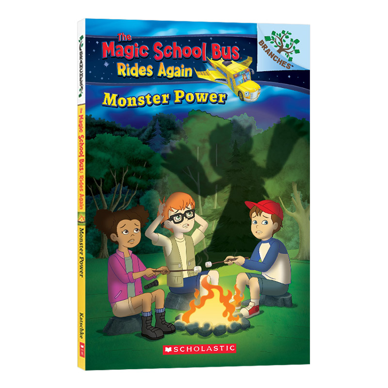 英文原版 The Magic School Bus Rides Again #1 Monster Power 神奇校车 再次出发 怪兽的力量 英文版