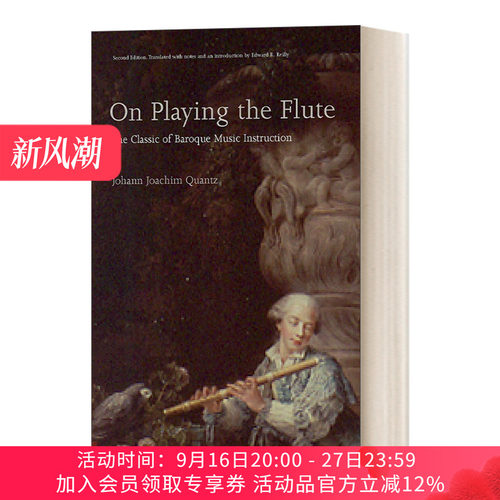英文原版 On Playing the Flute 长笛演奏法 约翰·约阿希姆·匡茨 英文版 进口英语原版书籍