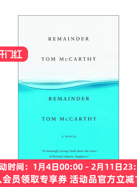 记忆残留  英文原版 Remainder Tom McCarthy 英文版 进口英语原版书籍