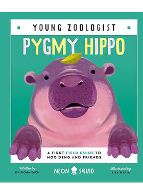 英文原版 Young Zoologist Pygmy Hippo 小动物学家 侏儒河马 儿童科普百科绘本精装 英文版 进口英语原版书籍