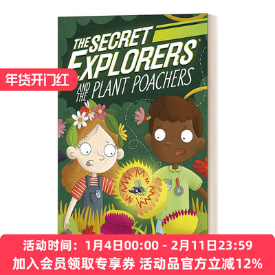 秘密探险者和植物偷猎者 英文原版 The Secret Explorers and the Plant Poachers 英文版 进口英语原版书籍