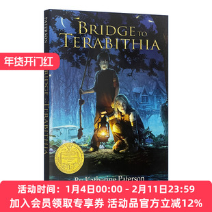 英文原版 Bridge to Terabithia 仙境之桥 影视封面 1978纽伯瑞金奖 英文版 进口英语原版书籍