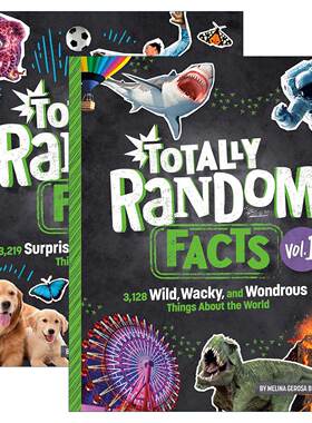英文原版 Totally Random Facts 完全随机的事实2册 儿童精装科普百科 Melina Gerosa Bellows 英文版 进口英语原版书籍