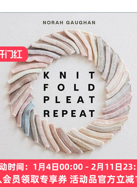 英文原版 Knit Fold Pleat Repeat 诺拉高恩 针织折叠褶重复 服饰设计指南 精装 英文版 进口英语原版书籍