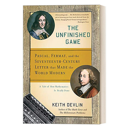 未完成的游戏 英文原版 The Unfinished Game 概率论科普 游戏设计推荐书单 英文版 进口英语原版书籍