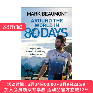 英文原版 Around the World in 80 Days 八十天环游世界 英国超耐力单车手马克.博蒙特 英文版 进口英语原版书籍