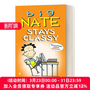 英文版 书籍 Nate 大内特系列1 2合集 Classy Big Stays 进口英语原版 华研原版 全彩漫画小说 英文原版