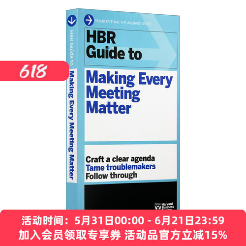 哈佛商业评论指导每个会议事宜 英文原版 HBR Guide to Making Every Meeting Matter Series 英文版 进口英语原版书籍