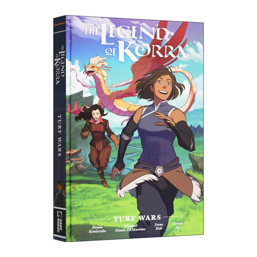 英文原版 The Legend of Korra Turf Wars Library Edition 科拉传奇漫画1 精装收藏版 英文版 进口英语原版书籍