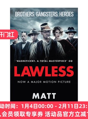 英文原版 Lawless 无法无天 湿地传奇 Matt Bondurant畅销西部小说 汤姆哈迪主演同名电影原著 英文版 进口英语原版书籍