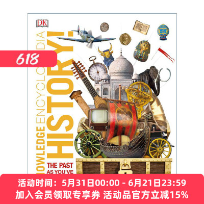 历史知识百科大全  英文原版 Knowledge Encyclopedia History DK历史知识百科大全 精装 英文版 进口英语原版书籍