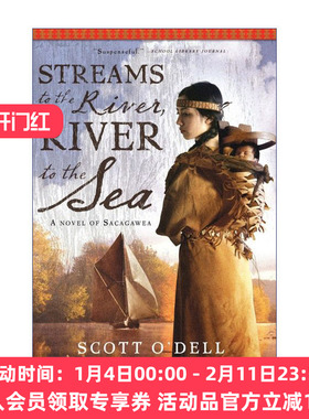 野花的脚印  英文原版 Streams to the River Sea 1987斯科特历史小说奖 纽伯瑞银奖作者 英文版 进口英语原版书籍