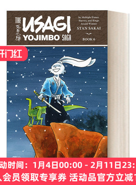 英文原版 Usagi Yojimbo Saga Volume 6 Second Edition 兔子武士第6卷 第二版 Stan Sakai坂井正彦 英文版 进口英语原版书籍