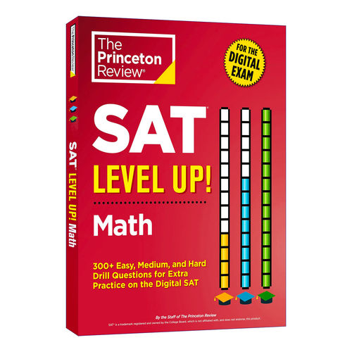 英文原版 SAT Level Up! Math 普林斯顿SAT 数学备考升级版习题集 英文版 进口英语原版书籍