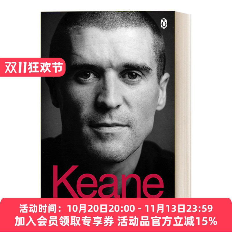 英文原版 Keane 前曼联队长罗伊·基恩自传 英超足球明星传记 英文版 进口英语原版书籍