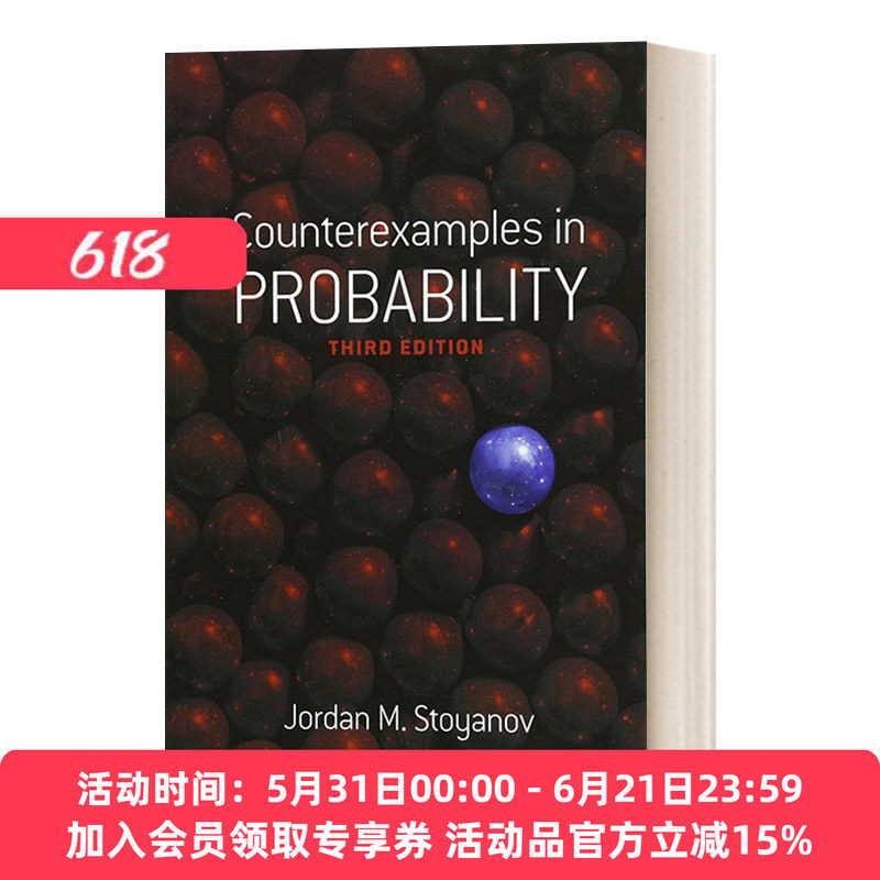 华研原版 英文原版 Counterexamples in Probability Third Edition 概率论反例 第三版 英文版 进口英语原版书籍