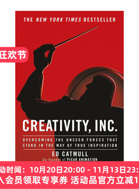 创新公司  英文原版 Creativity Inc 皮克斯的启示 艾德·卡特姆 英文版 进口英语原版书籍