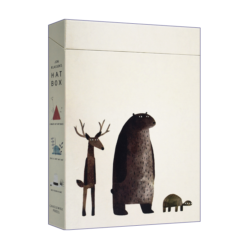 英文原版绘本 Jon Klassen's Hat Box 乔恩·克拉森帽子精装绘本三册套装 凯迪克奖作者 英文版 进口英语原版书籍