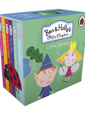 英文原版 班班和莉莉的小王国 小小图书馆6册 Ben and Holly's Little Kingdom  Little Library 英文版 进口英语原版书籍