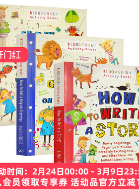 How To 英语学习3本套装 英文原版 write a story grammar spelling 如何写故事 语法 单词拼写7-9岁 Simon Cheshire 英文版进口书