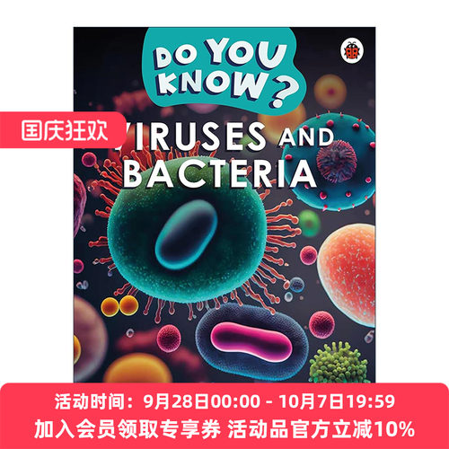 英文原版 Do You Know Level 4 Viruses and Bacteria 你知道病毒和细菌的知识吗 少儿科普4级 英文版 进口英语原版书籍