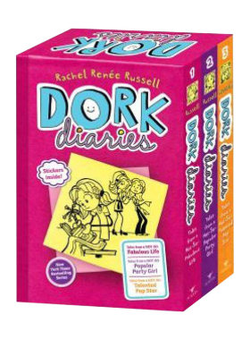 英文原版 Dork Diaries Box Set Book 1-3 多克日记 1-3 英文版 怪诞少女日记 进口英语原版书籍