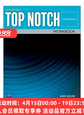 英文原版 Top Notch (3E) Fundamentals Workbook 英文版 进口英语原版书籍