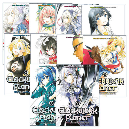现货 英文原版 Clockwork Planet 时钟机关之星系列1-10册 同名动漫漫画 榎宫祐 暇奈椿 英文版 进口英语原版书籍