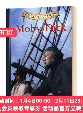 开始读经典 白鲸记 英文原版小说 Classic Starts Moby-Dick 儿童文学经典名著 精装 英文版进口原版英语书籍