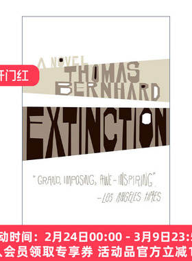 英文原版 Extinction Vintage International 灭绝 Thomas Bernhard托马斯·伯恩哈德 英文版 进口英语原版书籍