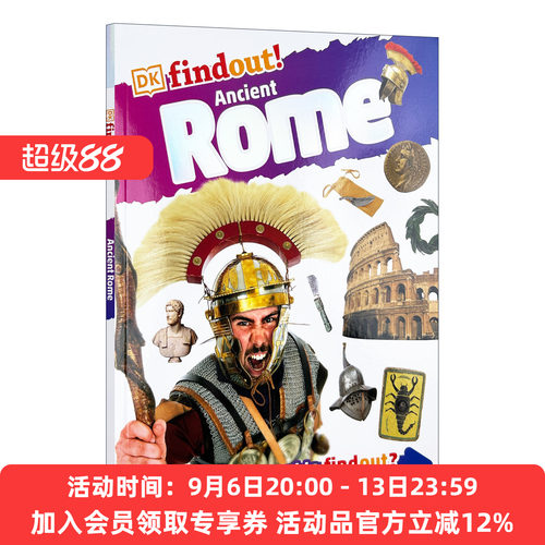 英文原版 DK findout! Ancient Rome DK小发现 古罗马 英文版 进口英语原版书籍