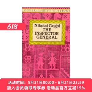 钦差大臣 英文原版 The Inspector General Nikolai Gogol 英文版 Dover Thrift Editions Plays 进口英语原版书籍