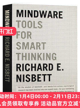 逻辑思维 拥有智慧思考的工具 英文原版 Mindware Tools for Smart Thinking Richard E Nisbett 理查德尼斯贝特 英文版进口英语书