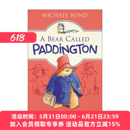 英文原版 A Bear Called Paddington 一只叫帕丁顿的熊 章节书 英文版 进口英语原版书籍