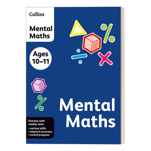 Maths 进口英语原版 Collins 书籍 英文版 Mental 英国柯林斯数学 英文原版