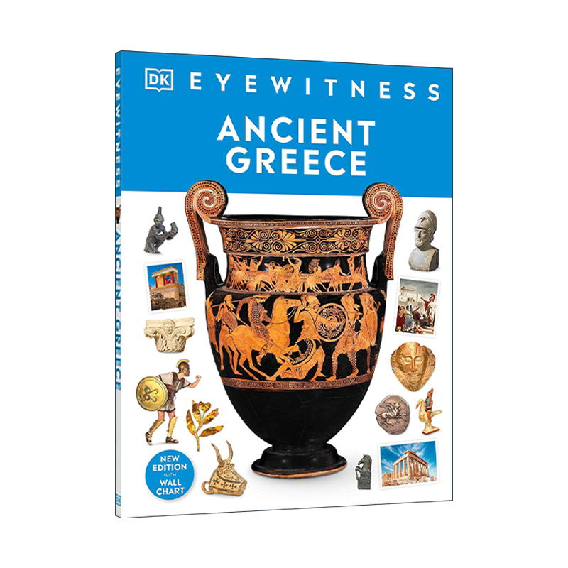 英文原版 DK Eyewitness Ancient Greece 目击者系列 古希腊 儿童科普百科精装 英文版 进口英语原版书籍