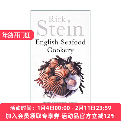英文原版 English Seafood Cookery 英式海鲜食谱书 里克·斯坦 英文版 进口英语原版书籍