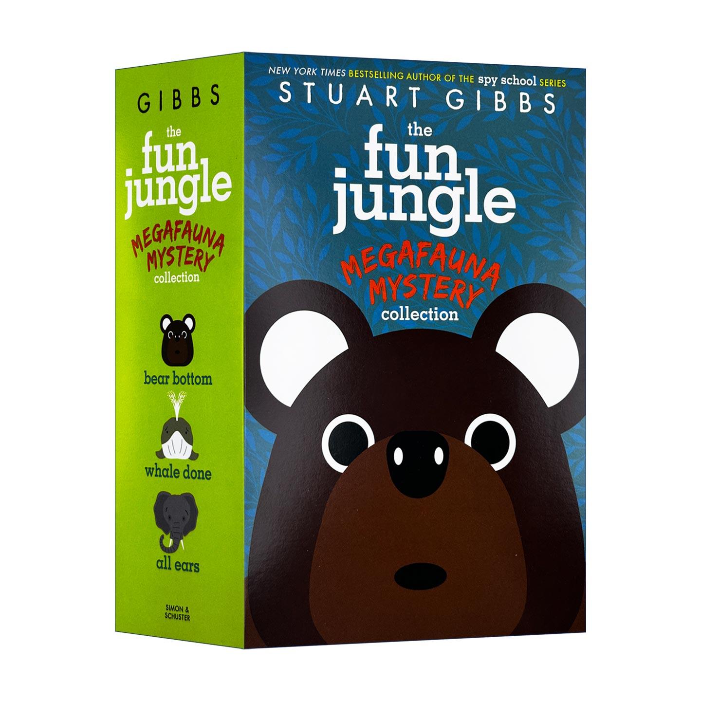 英文原版 Funjungle Megafauna Mystery Collection 欢乐丛林7-9册盒装 斯图亚特吉布斯 英文版 进口英语原版书籍