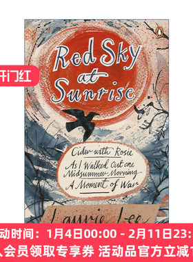 英文原版 Red Sky at Sunrise 日出的红色天空 洛瑞·李 英文版 进口英语原版书籍