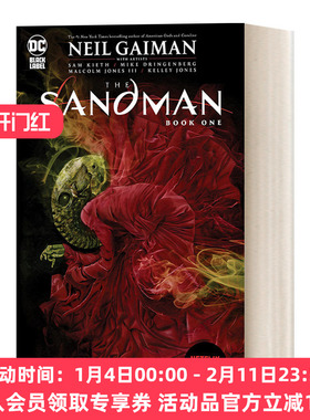 英文原版 The Sandman Book One 睡魔合辑卷一 1-20 DC漫画 黑标 Netflix美剧原著 Neil Gaiman尼尔盖曼 英文版 进口英语原版书籍