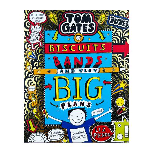 英文原版 Tom Gates 14 Biscuits Bands and Very Big Plans 汤姆盖茨系列 英文版 进口英语原版书籍