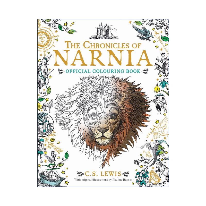英文原版 The Chronicles of Narnia Colouring Book 纳尼亚传奇 涂色书 英文版 进口英语原版书籍