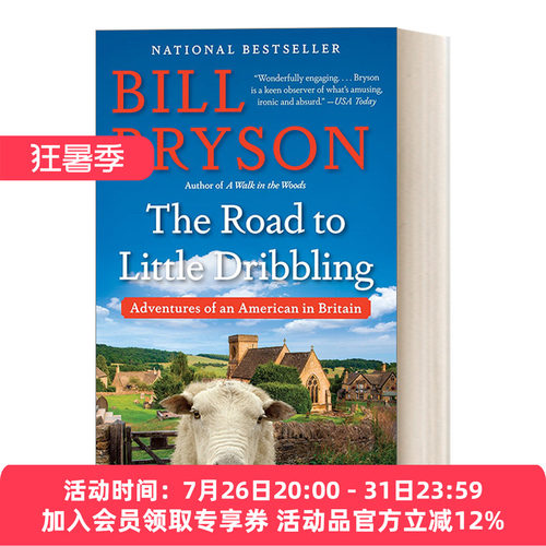 通往涓涓细流之路 英文原版 The Road to Little Dribbling 小不列颠札记续篇 旅游随笔 Bill Bryson 英文版 进口英语原版书籍