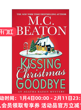 英文原版 Kissing Christmas Goodbye 圣诞吻别 阿加莎·瑞森探案集 英文版 进口英语原版书籍